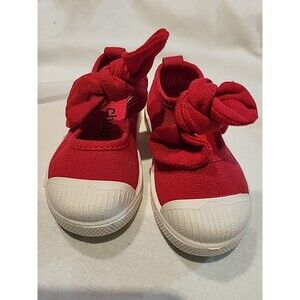 Chus From Spain Little Girl Shoes Size 21 (Eur) (US 5.5) NEW Red Canvas